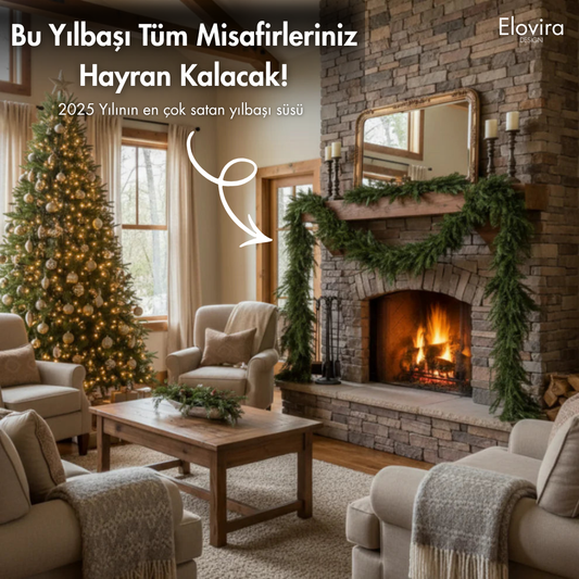 Elovira™ Yılbaşı Sedir Çelenkleri