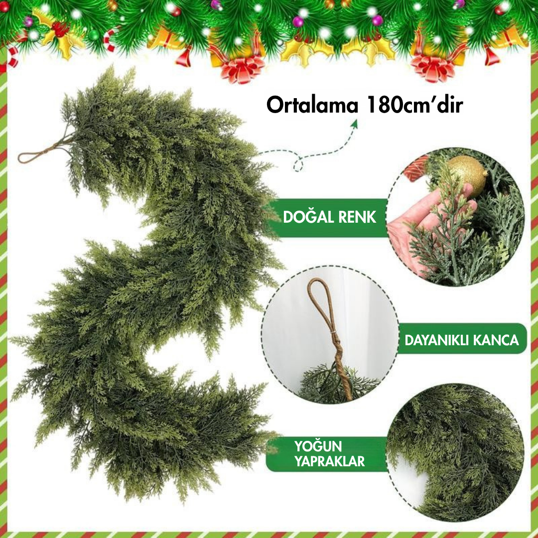 Elovira™ Yılbaşı Sedir Çelenkleri