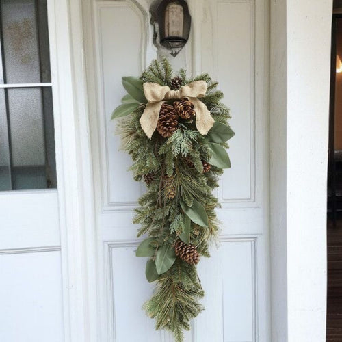 Elovira™ Jüt Kurdeleli Kapı Süsü (70cm)